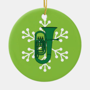 Tuba Christmas Ornament