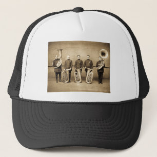 Tuba Cops (Sepia) Trucker Hat