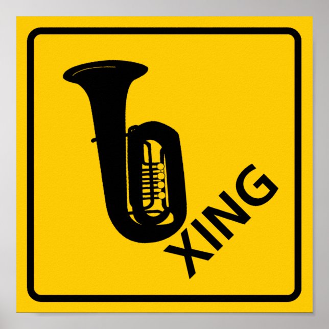 Tuba Crossing Highway Sign (Front)