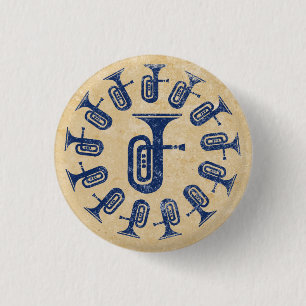 Tuba Dance 3 Cm Round Badge