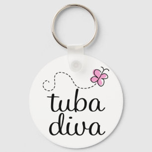 Tuba Diva Key Ring