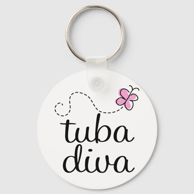 Tuba Diva Key Ring (Front)