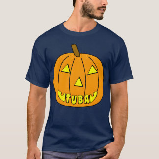 Tuba Halloween Pumpkin vintage T-Shirt