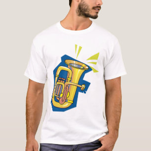 Tuba Instrument Mens T-Shirt