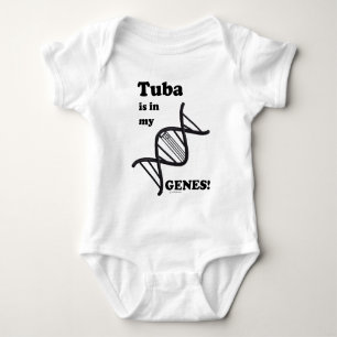 Tuba Is In My Genes Baby Bodysuit