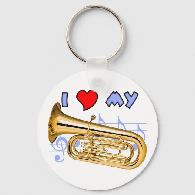 Tuba Love Key Ring (Front)