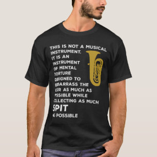 Tuba Marching Band Player Musical Instrument T-Shirt