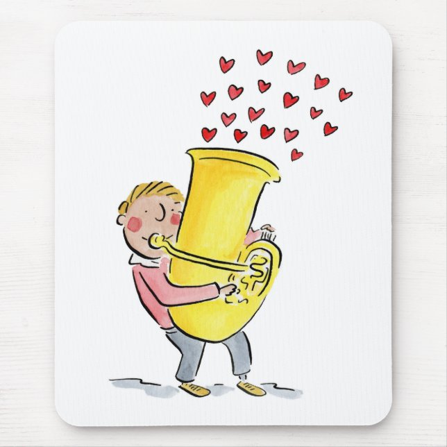 Tuba Mouse Mat (Front)