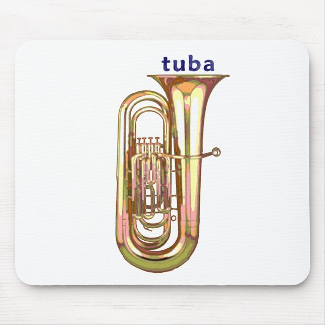 Tuba Mouse Mat (Front)