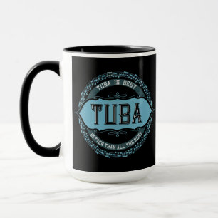 Tuba Music Note Circle Mug
