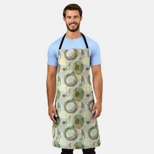 Tuba Music Note Fragments Apron