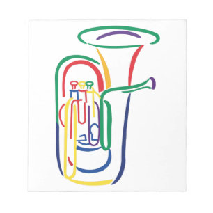 Tuba Outline Notepad