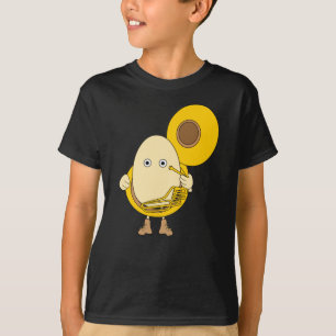 Tuba Player Egghead T-Shirt