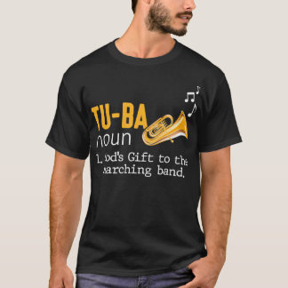 Tuba Player Marching Wind Instrument Musician T-Shirt
