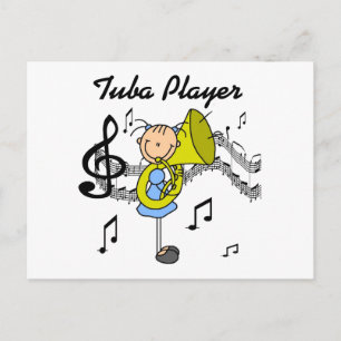 Tuba Player Tshirts and Gifts Postcard