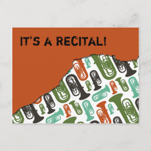 Tuba Recital Invitation
