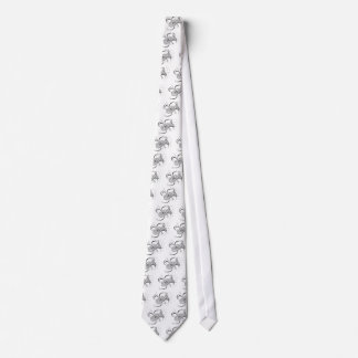 Tuba Silver and Notes Tie