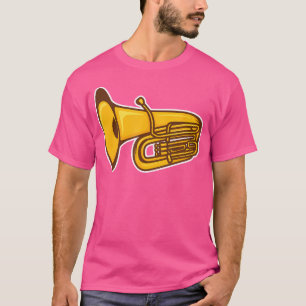 Tuba Sketch Tubist Orchestra T-Shirt