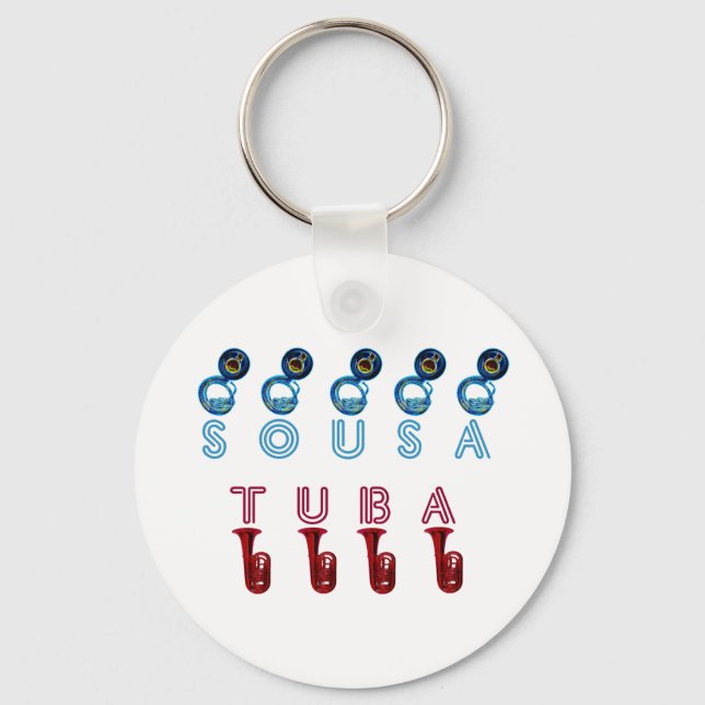 tuba sousa key ring (Front)