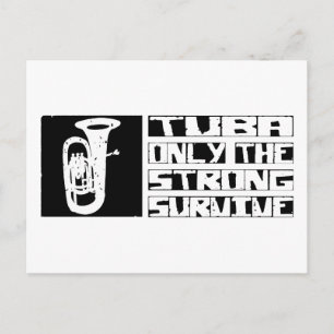 Tuba Survive Postcard