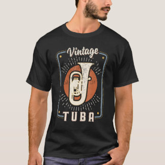 Tuba Vintage Retro Classic Music Love 1 T-Shirt