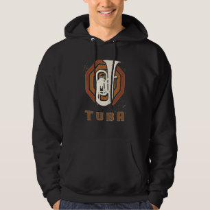 Tuba Vintage Retro Classic Music Love Hoodie