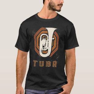Tuba Vintage Retro Classic Music Love T-Shirt