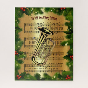 Tuba~ “We Wish You A Merry Christmas” ~  Jigsaw Puzzle