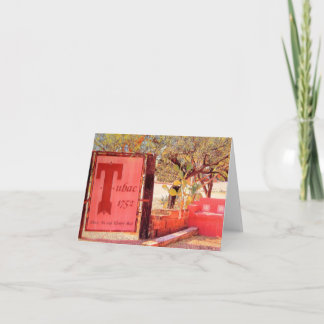 Tubac Corners, Tubac Arizona notecard