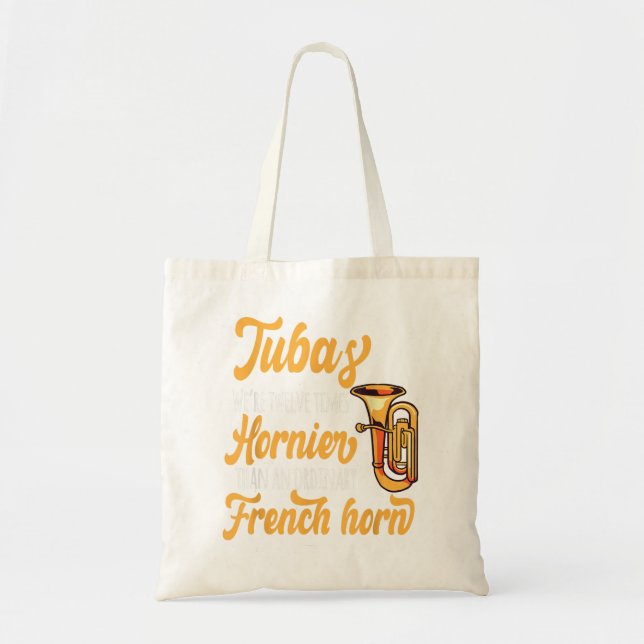 TUBAS. TWELVE TIMES HORNIER FRENCH HORN Gifts1 Tote Bag (Front)