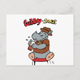 Tubby the Scout Post Card