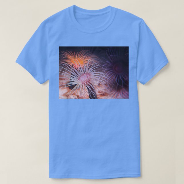 Tube Anemones with a 60s Vibe T-Shirt (Design Front)