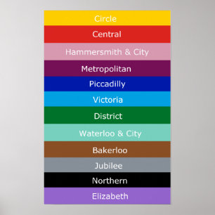 Tube Lines Poster