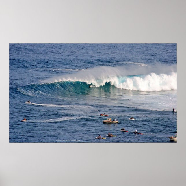 Tubed at Jaws photo print (Front)