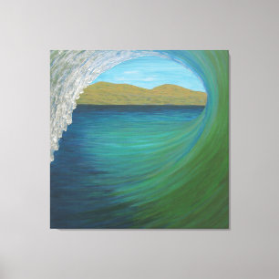 Tubeing to San Clemente point Canvas Print