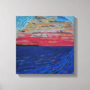 Tubeing to San Clemente point Canvas Print