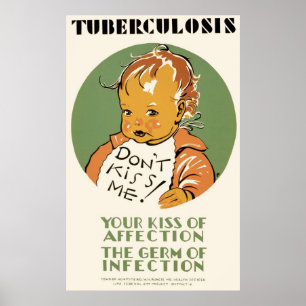 Tuberculosis Don't Kiss Me Baby Poster