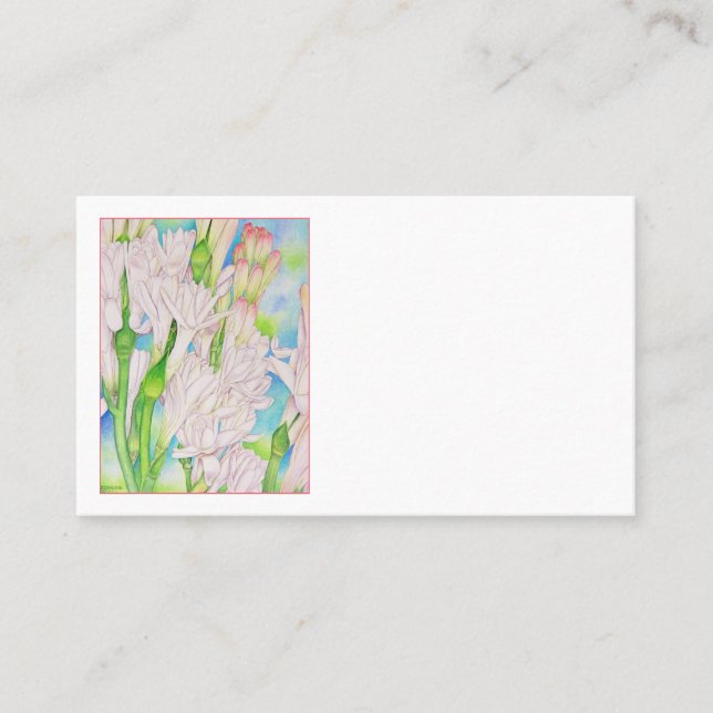 Tuberose Business Card (Front)
