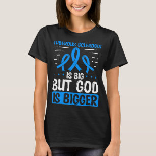 Tuberous Sclerosis Awareness God TSC Ribbon T-Shirt