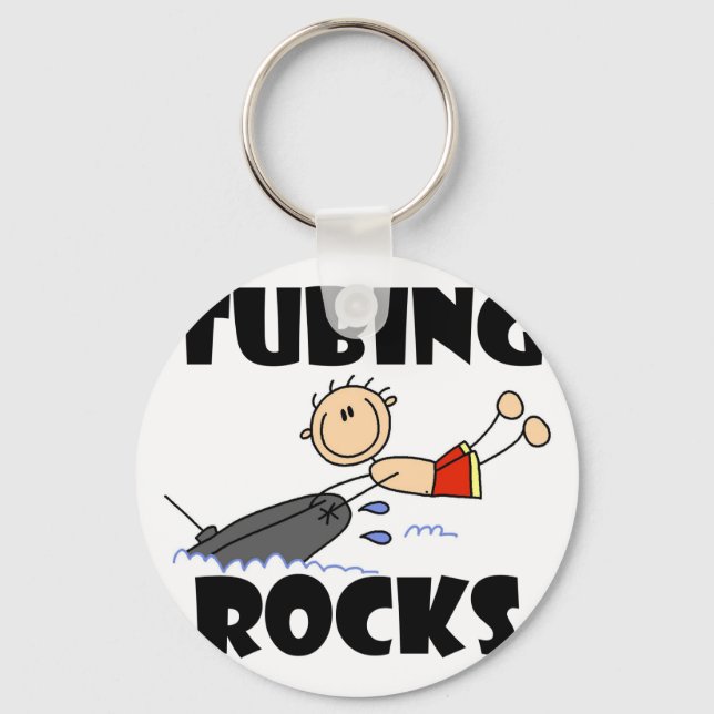 Tubing Rocks T-shirts and Gifts Key Ring (Front)