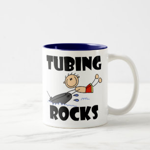 Tubing Rocks Two-Tone Coffee Mug