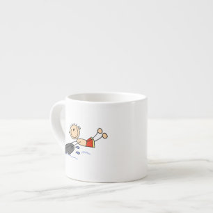 Tubing Stick Figure Espresso Cup