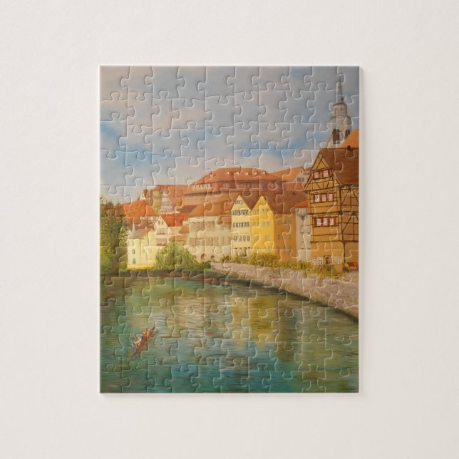 Tubingen in Sunlight Jigsaw Puzzle (Vertical)