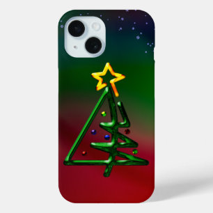 Tubular Chrome Christmas Tree iPhone 15 Case