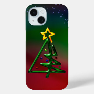 Tubular Chrome Christmas Tree iPhone 15 Case