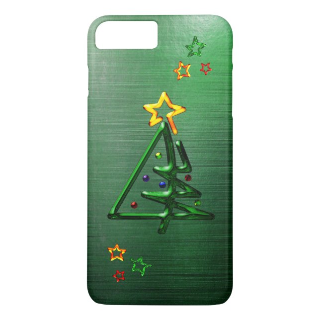 Tubular Chrome Christmas Tree Case-Mate iPhone Case (Back)