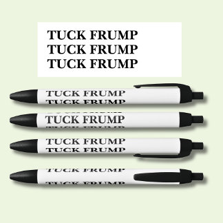 TUCK FRUMP  BLACK INK PEN