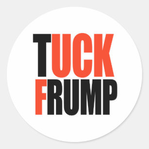 TUCK FRUMP CLASSIC ROUND STICKER