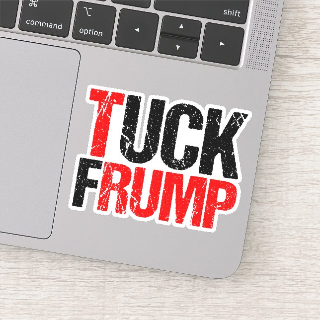 Tuck Frump Funny Anti Trump Laptop (Detail)