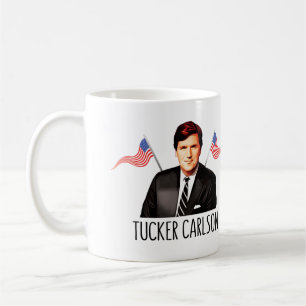Tucker Carlson fans Mug